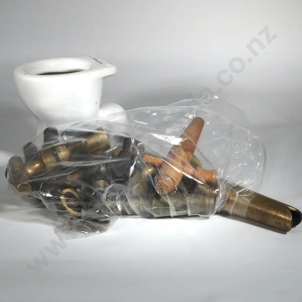 Assorted Lot of Spigots, Taps & Miniature Toilet. Image 1++