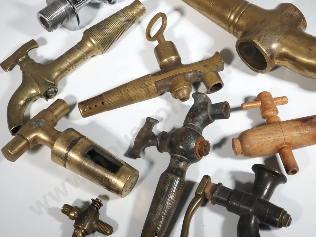 Assorted Lot of Spigots, Taps & Miniature Toilet. Image 1++