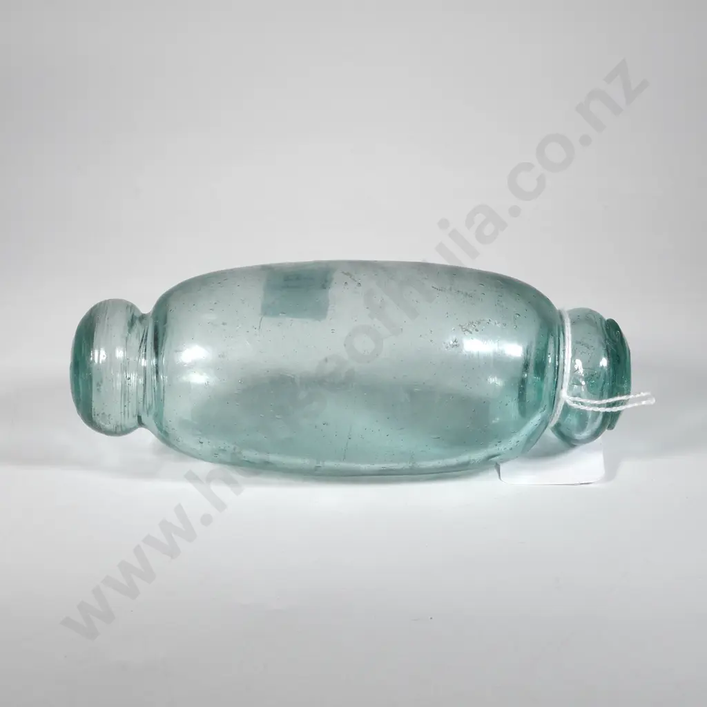 Small Victorian Green Glass Rolling Pin.  Image 1++