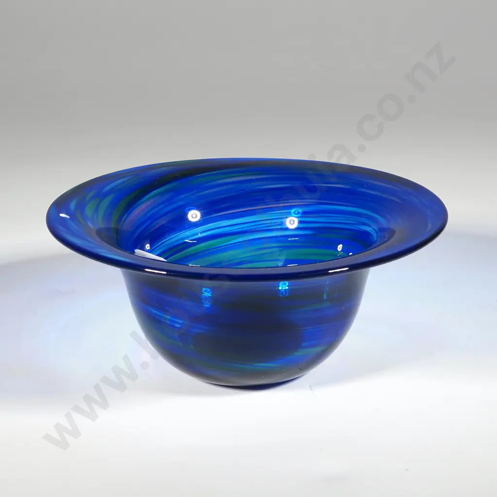 Venus (2001) New Zealand Art Glass in Bristol Blue Image 1++
