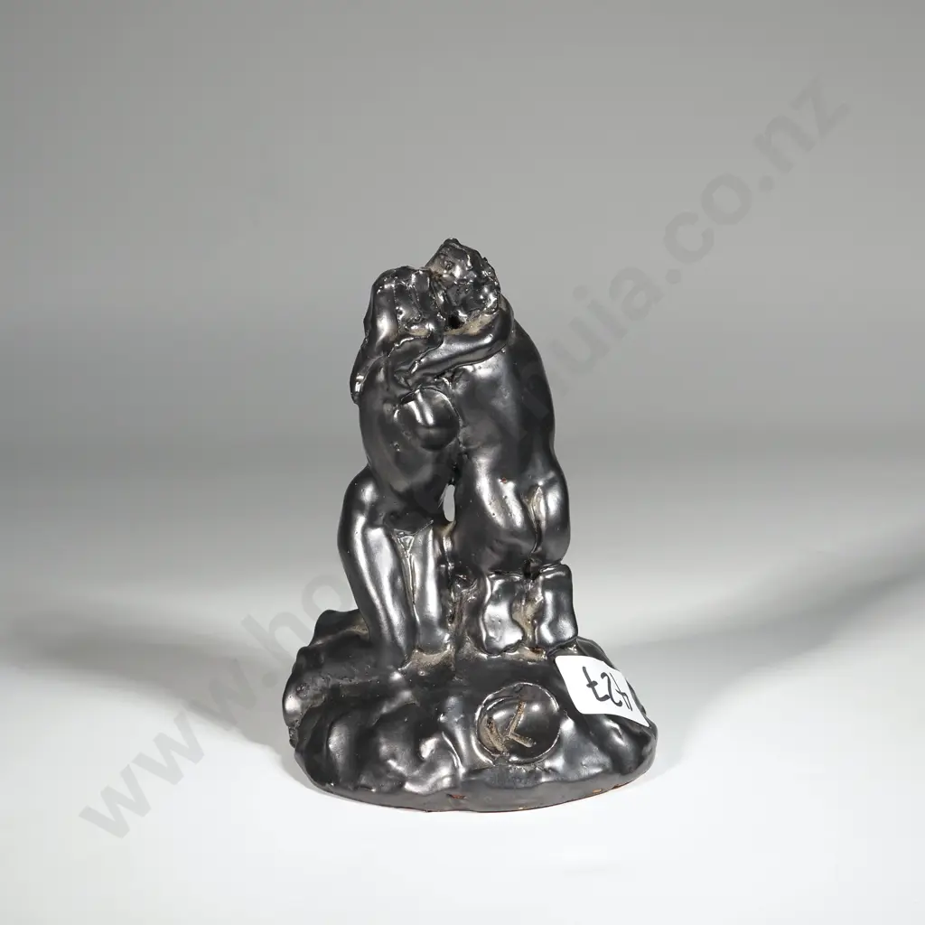 Two Figural Lustre Pottery Nudes Embracing. Image 1++