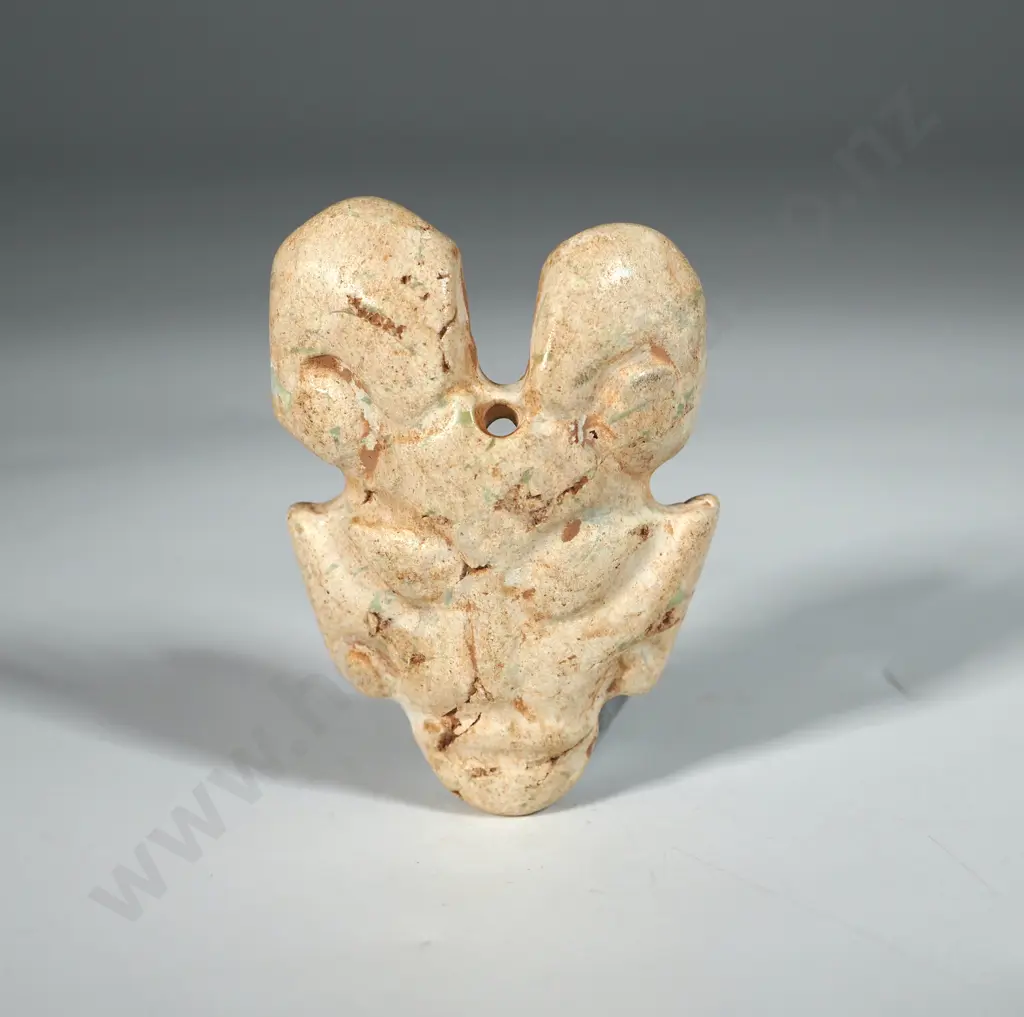 Antique Carved Jade Pendant. Image 1++