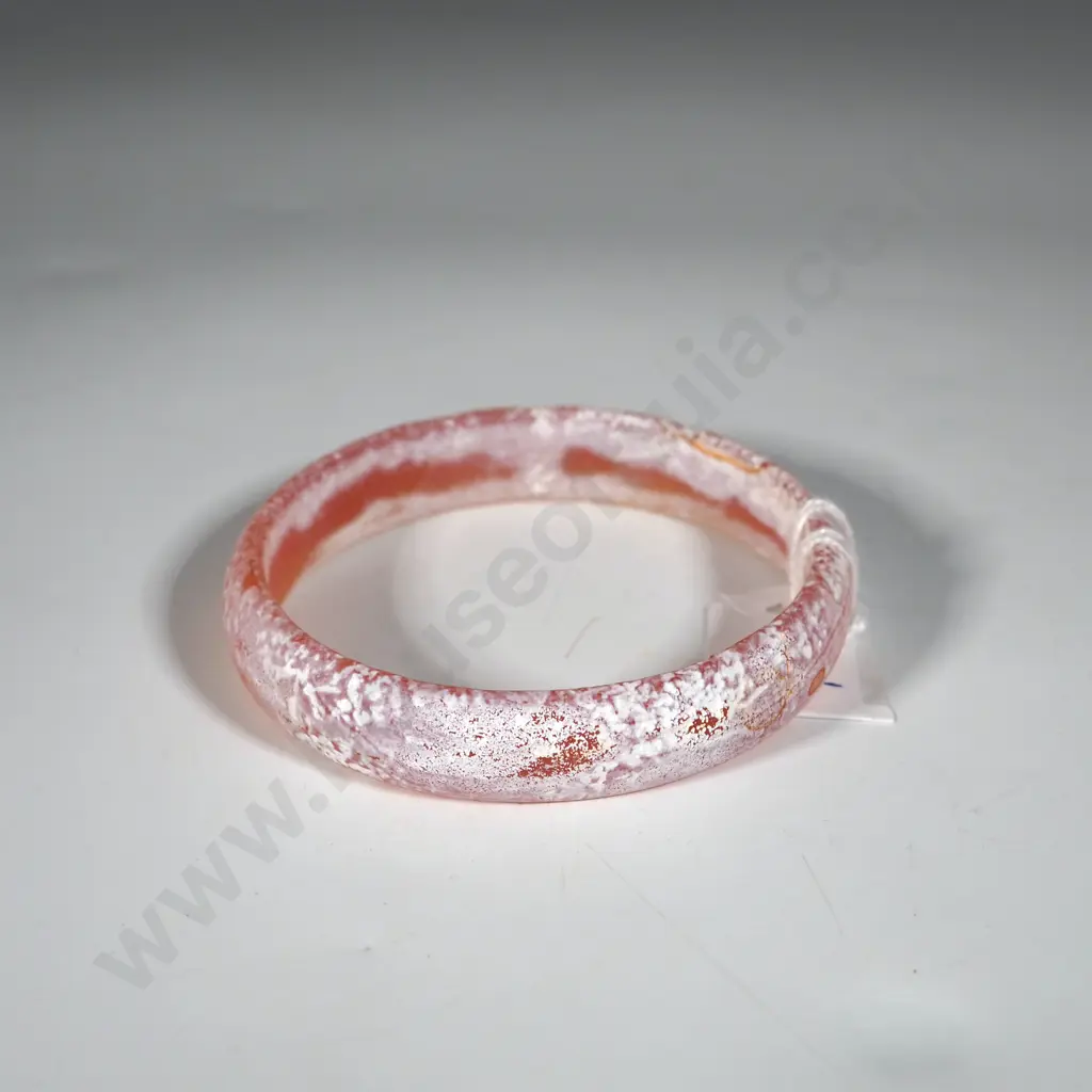 Unpolished Pink Stone Bracelet. Image 1++