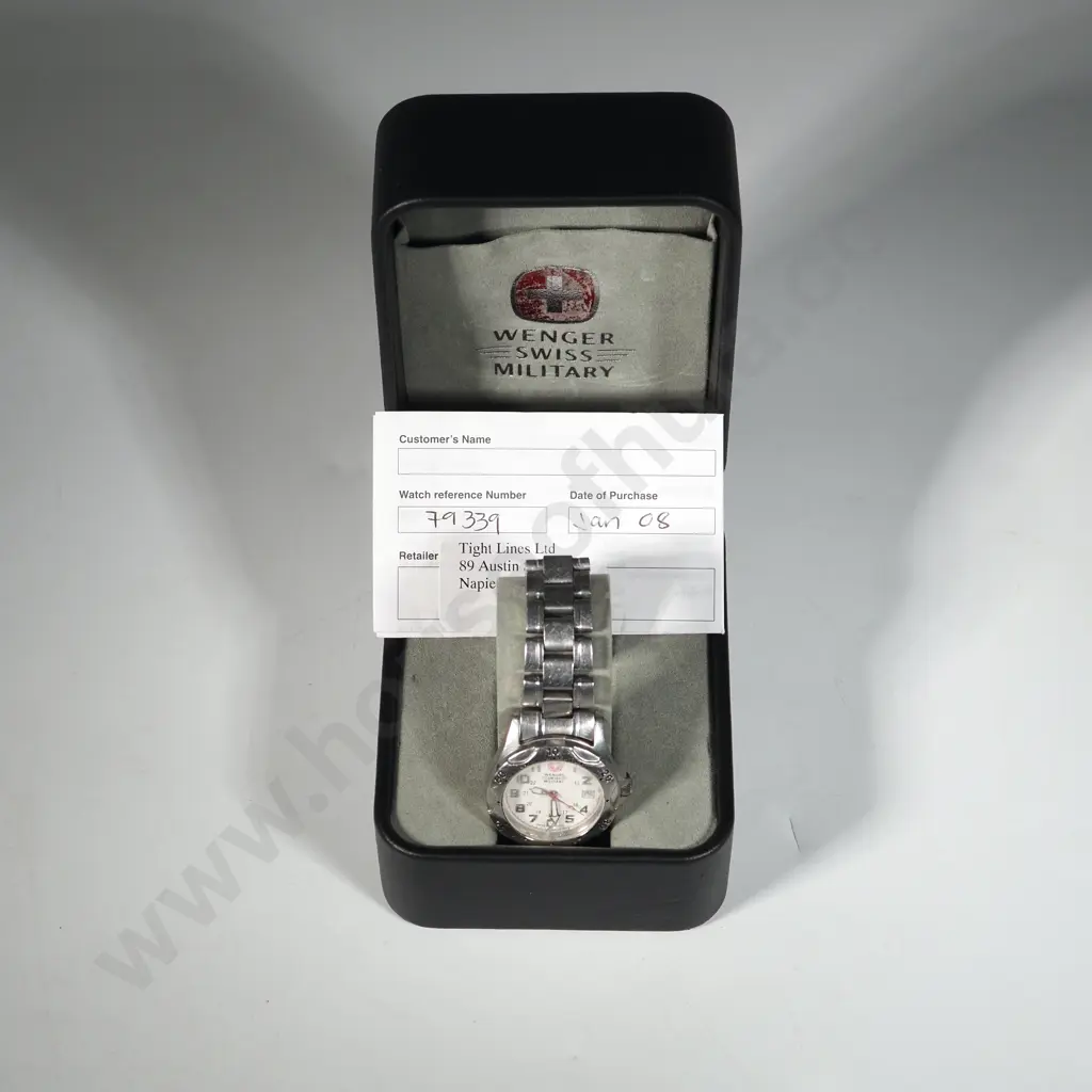 Boxed Wenger Swiss Military Ladies Wristwatch. Image 1++