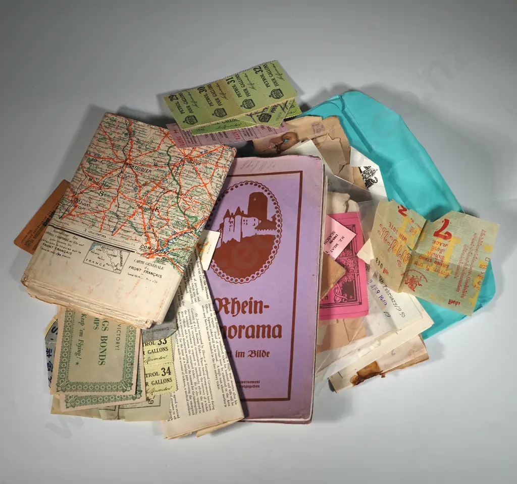 Large Selection of WWII Ephemera incl Maps, Ration Tokens etc. Image 1++