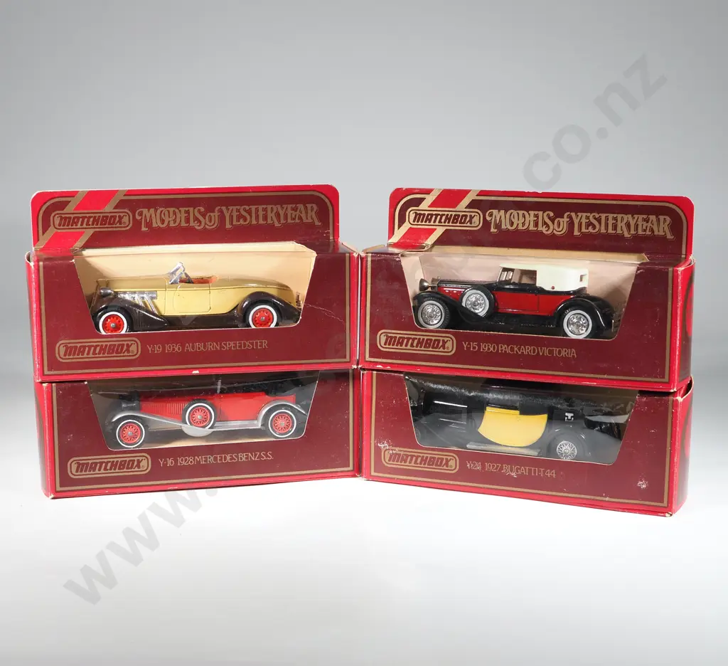 Four Matchbox Models of Yesteryear in Original Boxes. Image 1++