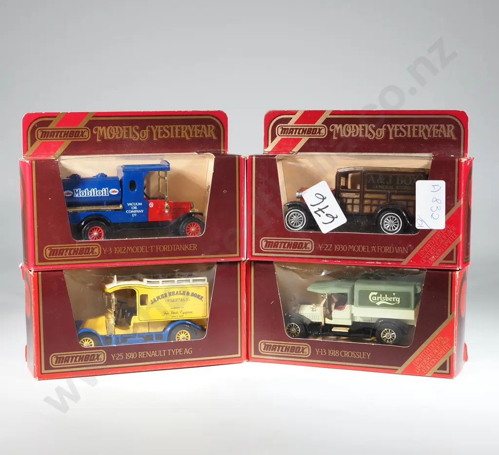 A Lot of Four Matchbox Models of Yesteryear. Image 1++