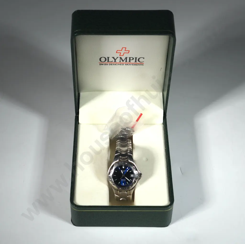 Boxed Olympic Ladies Wristwatch. Image 1++