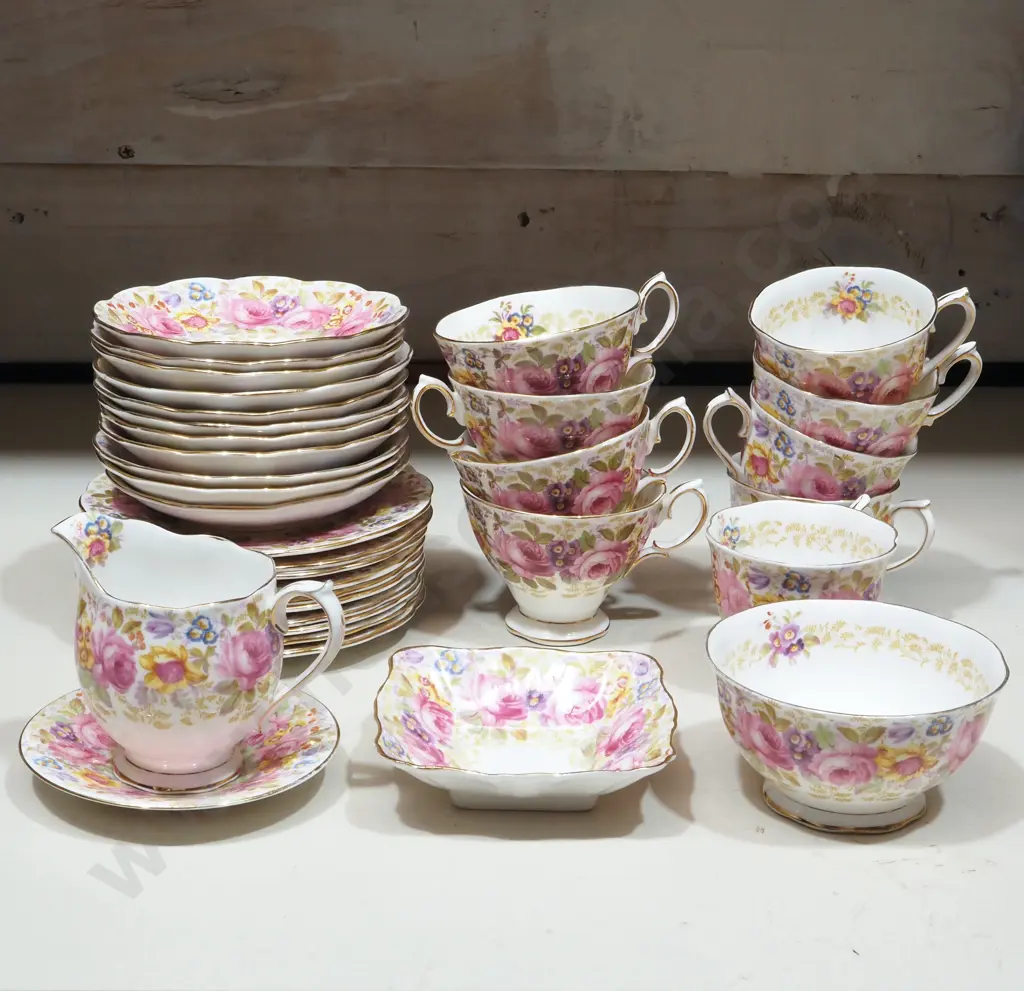 Box Lot of Royal Albert "Serena' Pattern Image 1++